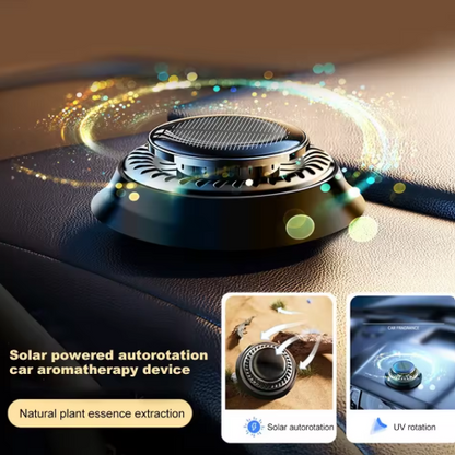 Solar Car Perfume Fragrance Long Lasting Rotating Car Aromatherapy Car