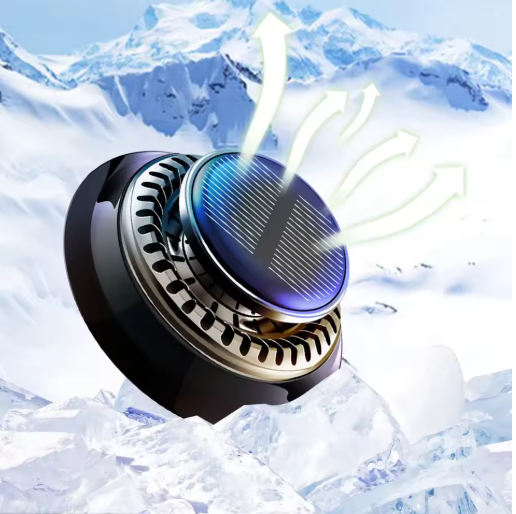 Solar Car Perfume Fragrance Long Lasting Rotating Car Aromatherapy Car